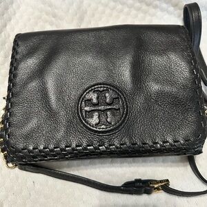 Tory Burch Black Leather Crossbody Bag